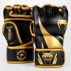 Venum MMA Handschoenen Challenger Zwart Goud Pu-leer, Sport en Fitness, Vechtsporten en Zelfverdediging, Nieuw, Overige, Vechtsportbescherming