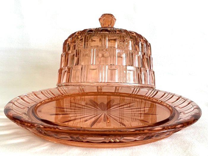 Val Saint Lambert, Luxval Art Deco Boterstolp , design, Antiquités & Art, Art | Objets design