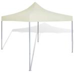 vidaXL Partytent inklapbaar 3x3 m crème, Verzenden, Nieuw