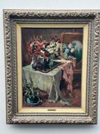 Victor Wagemaekers (1876-1953) - Het atelier met bloemen, Antiek en Kunst, Kunst | Schilderijen | Klassiek