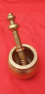 Vijzel en stamper (2) - Messing