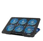 Laptop Cooler 12" 17 Inch Verstelbaar 6 Ventilators Laptop K, Verzamelen, Verzenden, Nieuw