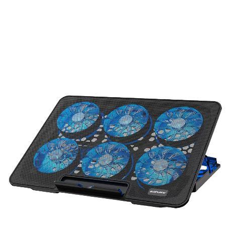 Laptop Cooler 12" 17 Inch Verstelbaar 6 Ventilators Laptop K, Verzamelen, Overige Verzamelen, Verzenden