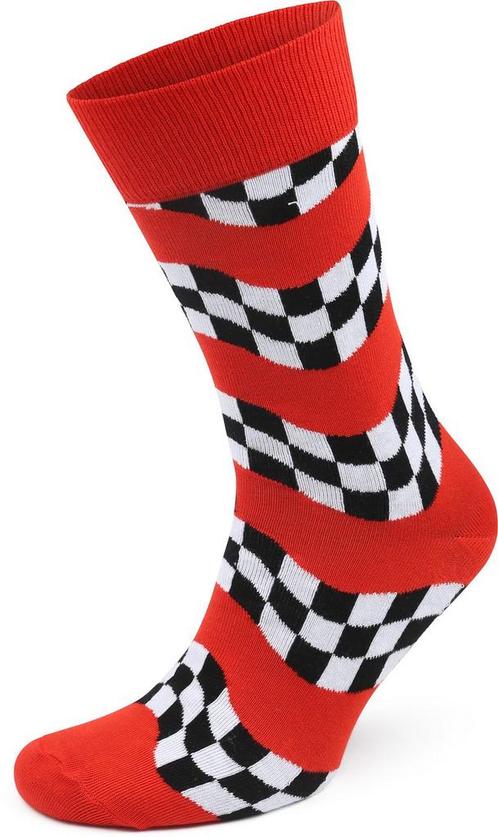 Happy Socks Sokken Race Red maat 41-46 Heren, Kleding | Heren, Sokken en Kousen, Nieuw, Verzenden