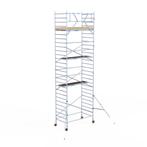 Rolsteiger Basic 135x250 9,2m werkhoogte tegen de gevel, Doe-het-zelf en Bouw, Verzenden, Nieuw, Rolsteiger of Kamersteiger, 5 meter of hoger