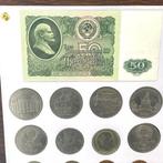 Rusland. Collection of coins and banknotes incl. restrikes, Postzegels en Munten