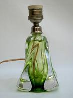 Val Saint Lambert - Lampe - Cristal - Pied de lampe, Antiek en Kunst