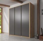 Kledingkast - Grijs - Eiken - 166x53x197 - Garderobekast