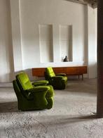 Fauteuil - Fluweel, Hout - Ruimtevaart, Antiek en Kunst