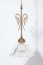 Authentieke Holophane Hanglamp - Jaren 50/60 - Plafondlamp -, Antiek en Kunst