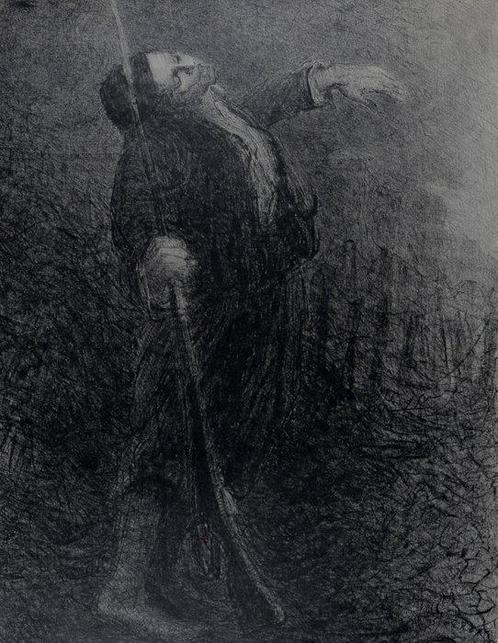 Henry de Groux (1866-1930) - LAdieu, Antiek en Kunst, Kunst | Designobjecten