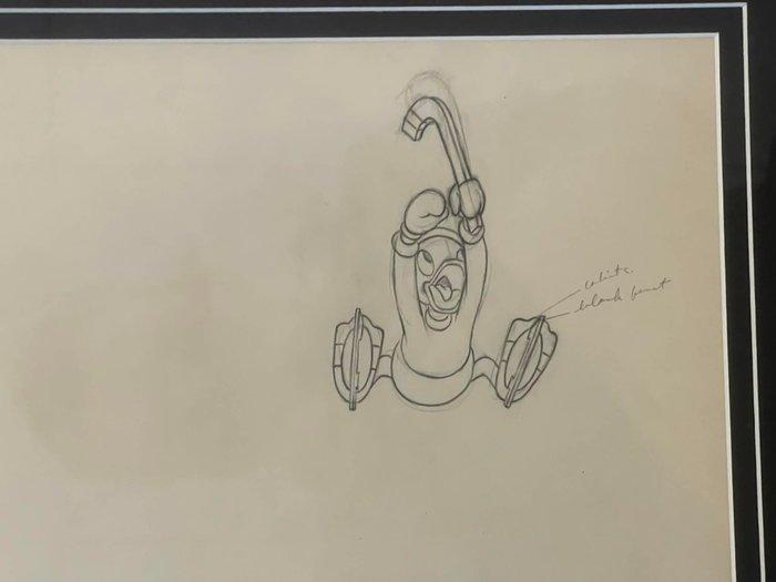 Walt Disney - Animation Drawing - 1 Originele kunst - Walt, Collections, Disney