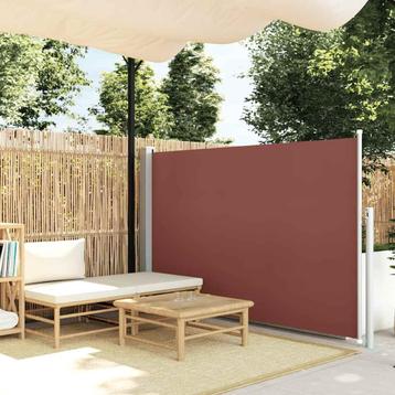 vidaXL Windscherm uittrekbaar 140x300 cm bruin, Verzenden