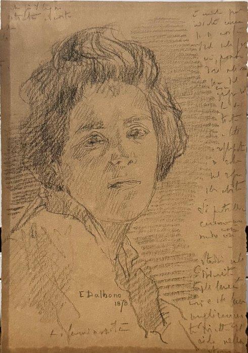 Eduardo Dalbono (1841-1915) - Ritratto di Fanciullo, Antiquités & Art, Art | Peinture | Classique