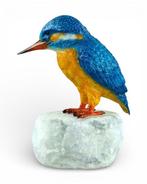 sculptuur, Kingfisher - 15 cm - Brons, Steen