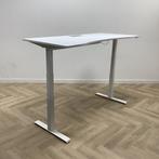 Kinnarps P-serie, Elektrisch zit-sta bureau, 180x80 cm, wit, Huis en Inrichting, Bureaus, In hoogte verstelbaar, Gebruikt, Stabureau
