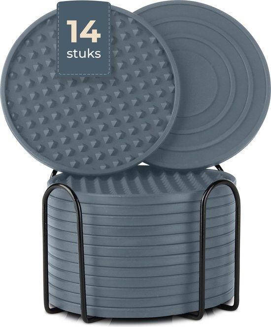 2dekans | Castagnola Siliconen Onderzetters – Onderzetters, Huis en Inrichting, Woonaccessoires | Onderzetters, Ophalen of Verzenden