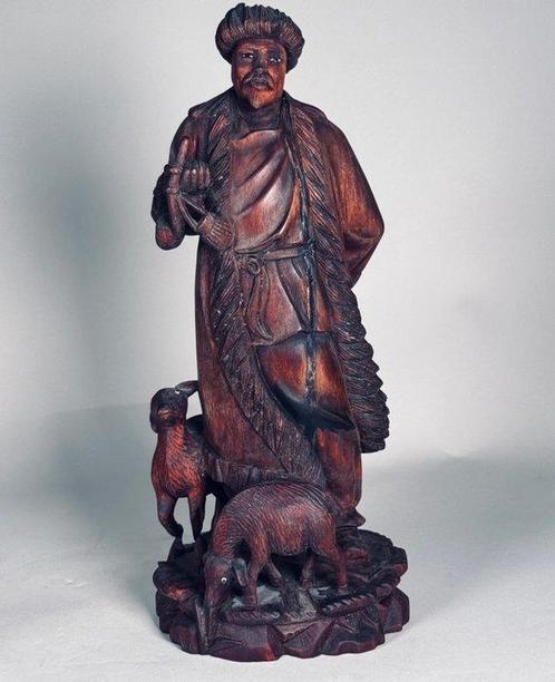 Figuur - ethnic figure - Hout - China, Antiek en Kunst, Antiek | Overige Antiek