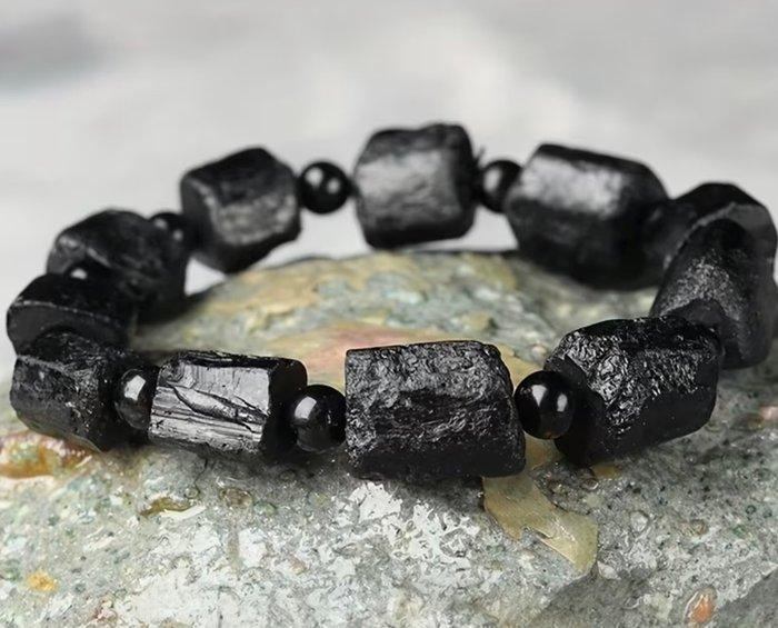 Obsidiaan Sieraden - Breedte: 5.5 cm- 32 g, Collections, Minéraux & Fossiles