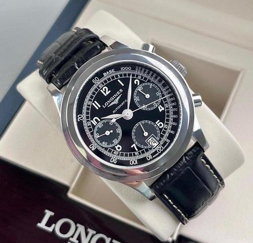 Longines - Heritage Collection - L2.768.4.53.2 - Homme -, Handtassen en Accessoires, Horloges | Antiek