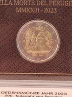 Vaticaan. 2 Euro 2023 Perugino + Manzoni (2 monete), Postzegels en Munten