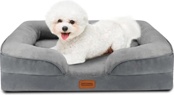 Hondenmand Orthopedisch - Hondenkussen - Hondenbed - Grijs -, Dieren en Toebehoren, Hondenmanden, Nieuw, Verzenden