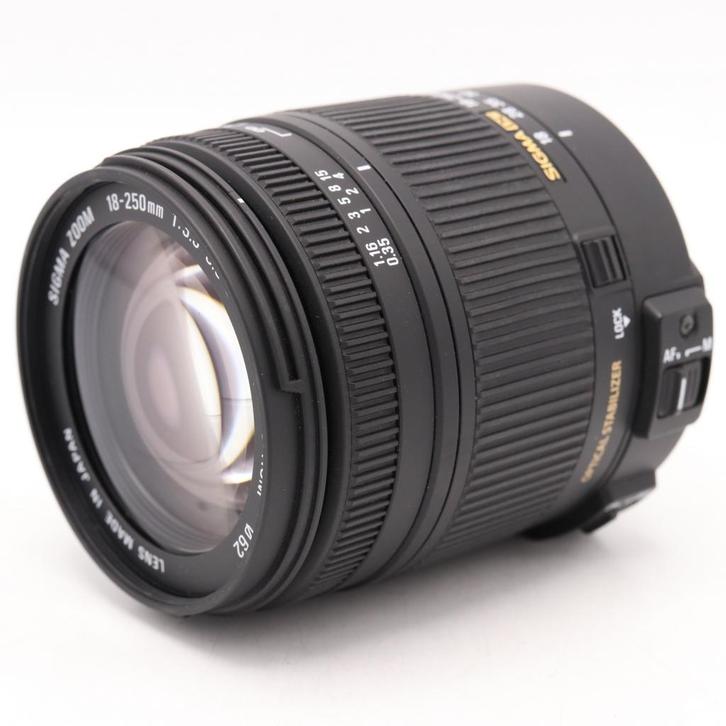 Sigma 18-250mm F/3.5-6.3 DC Macro OS HSM Nikon | Tweedehands, Audio, Tv en Foto, Foto | Lenzen en Objectieven, Zo goed als nieuw