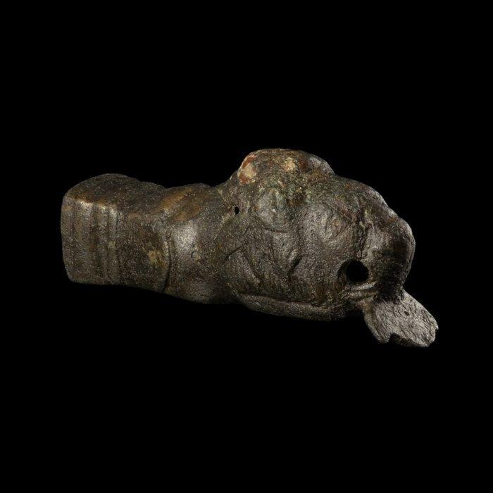 Oud-Romeins leeuwenhoofd sleutelhandvat, Antiek en Kunst, Antiek | Overige Antiek