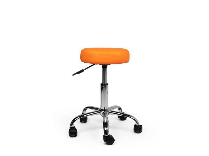 Tabouret Oranje - Lage uitvoering, Huis en Inrichting, Krukjes, Nieuw, In hoogte verstelbaar