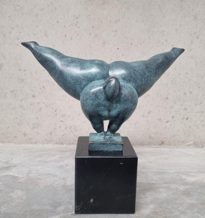 Beeldje - Acrobaat - Brons, Marmer, Antiek en Kunst, Curiosa en Brocante