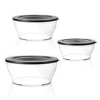 Tupperware Clear Kommen Set Groot, Verzenden