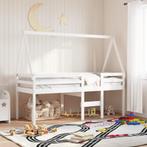 vidaXL Kinderbedhuisje 209x95,5x88 cm massief grenenhout wit, Huis en Inrichting, Slaapkamer | Bedden, Verzenden, Nieuw