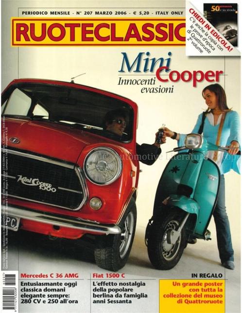 2006 RUOTECLASSICHE MAGAZINE 207 ITALIAANS, Boeken, Auto's | Folders en Tijdschriften