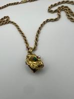 Chaîne - 18 carats Or jaune Perle - Perle - Chaîne en or 18