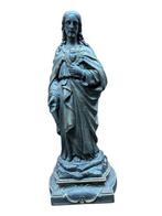 Beeldje - Heilige Hart Jezus - 40 cm - Tin