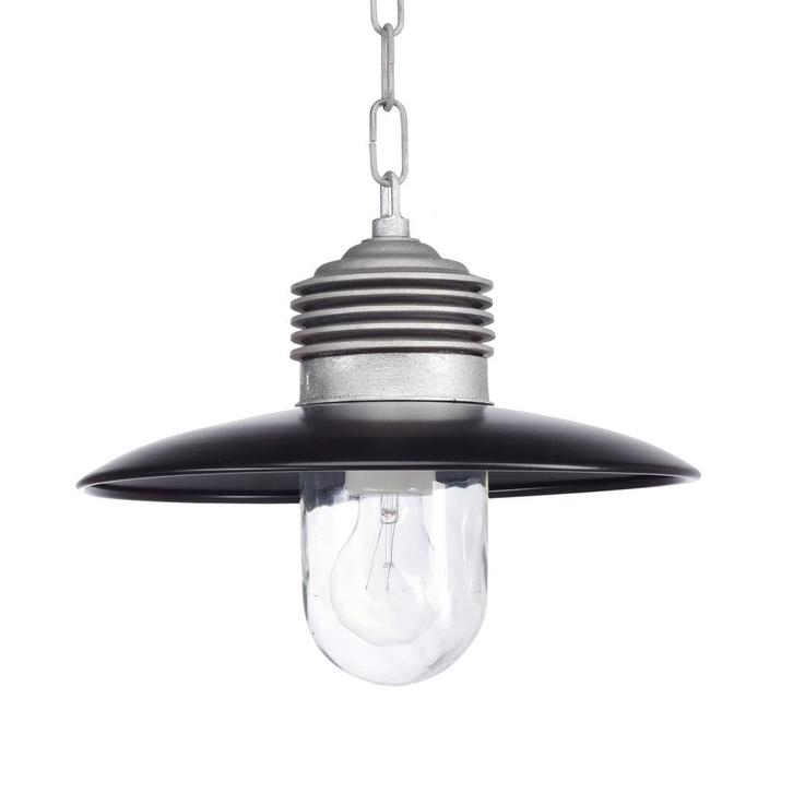 Industriële lampen Hanglamp Ampere ketting Alu./Zwart, Huis en Inrichting, Lampen | Hanglampen, Verzenden