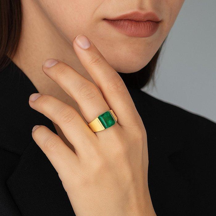 Zonder minimumprijs - Ring - 14 karaat Geel goud - 4.00ct., Handtassen en Accessoires, Ringen