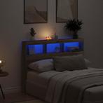 vidaXL Hoofdbordkast met LED artisan 140x17x102 cm, Huis en Inrichting, Verzenden, Nieuw
