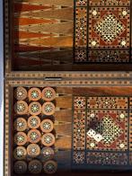 Speeltafel - Ebbenhout, Palissander, Esdoorn - Splendido, Antiek en Kunst