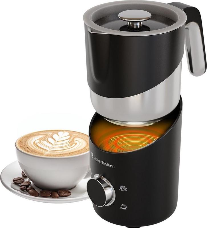 2dekans | KitchenBrothers Elektrische Melkopschuimer -, Elektronische apparatuur, Koffiezetapparaten, Ophalen of Verzenden
