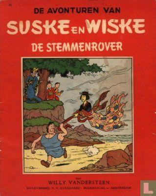 Suske en Wiske - De stemmenrover - 1958, Boeken, Stripverhalen, Zo goed als nieuw, Eén stripboek, Verzenden
