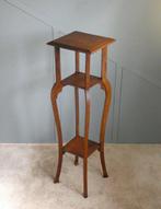 Plantentafel - Drie Etages Bijzettafel - Eikenhout