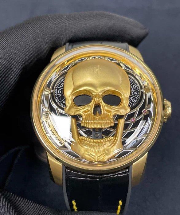 LUCKY HARVEY - Skull Automaton Luminous Dial automatic Watch, Handtassen en Accessoires, Horloges | Heren