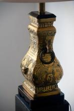 Tafellamp - Koper, Hout - In the style of James Mont, Nieuw