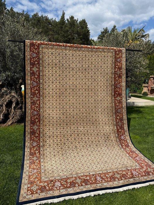 Uniek Indo Moud met zijde tapijt - Tapijt - 300 cm - 200 cm, Huis en Inrichting, Stoffering | Tapijten en Vloerkleden