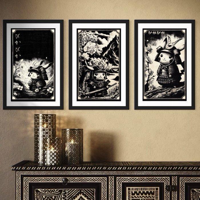 Æ (XX-XXI) - (Set of 3) - Pikachu Samurai Saga (2025) -, Games en Spelcomputers, Spelcomputers | Overige Accessoires