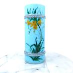 Vase - Opaline - Vase en verre dopale bleue, Antiek en Kunst