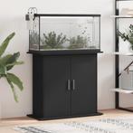 vidaXL Aquariumstandaard 81x36x73 cm bewerkt hout zwart, Dieren en Toebehoren, Vissen | Aquaria en Toebehoren, Verzenden, Nieuw