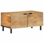vidaXL Salontafel 80x50x40 cm massief mangohout bruin, Huis en Inrichting, Tafels | Salontafels, Verzenden, Nieuw