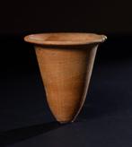 Oud-Egyptisch Terracotta schip - 9 cm